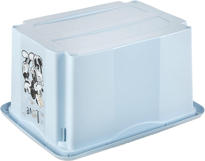 keeeper Micky Maus Aufbewahrungsbox mit Deckel, Dreh- und stapelbar, Für Kinder, 15 l, Karolina, Clo