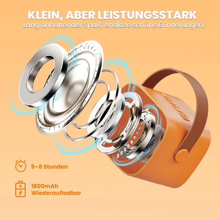 Karaoke Maschine Kinder mit 2 Mikrofonen: [Premiumversion] Mini Karaoke Maschine, Geschenk für Mädch