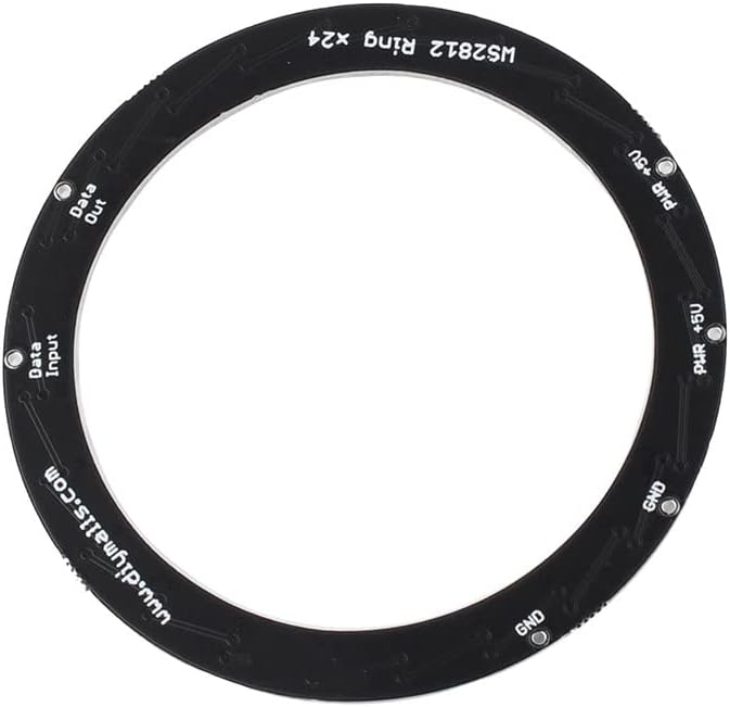 WS2812 RGB LED 24 Bits 24 X LED WS2812B 5050 Vollfarblicht adressierbarer Ring mit integriertem Trei