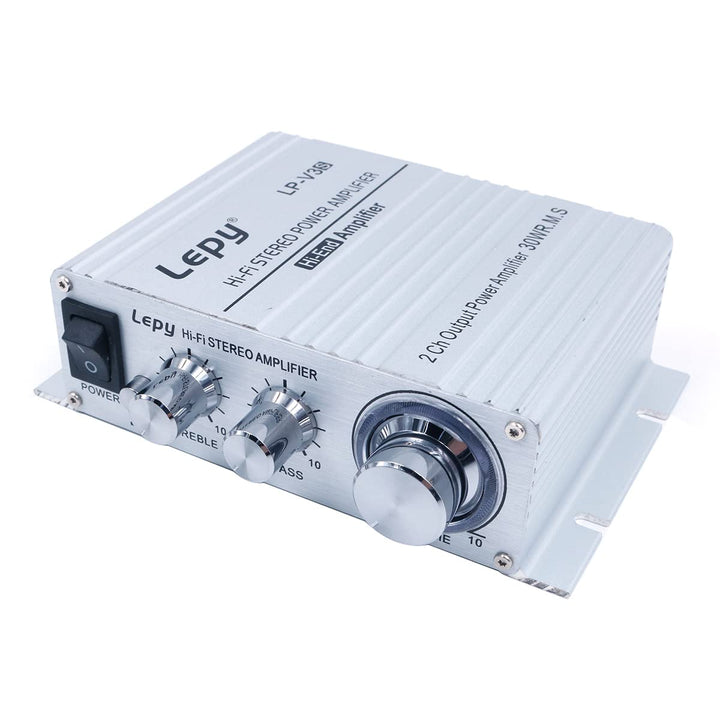 LP-V3S Lepy Digital Player Auto Power Hi-Fi Stereo Verstärker Lautsprecher 3,5 mm Audioeingang MP3 M