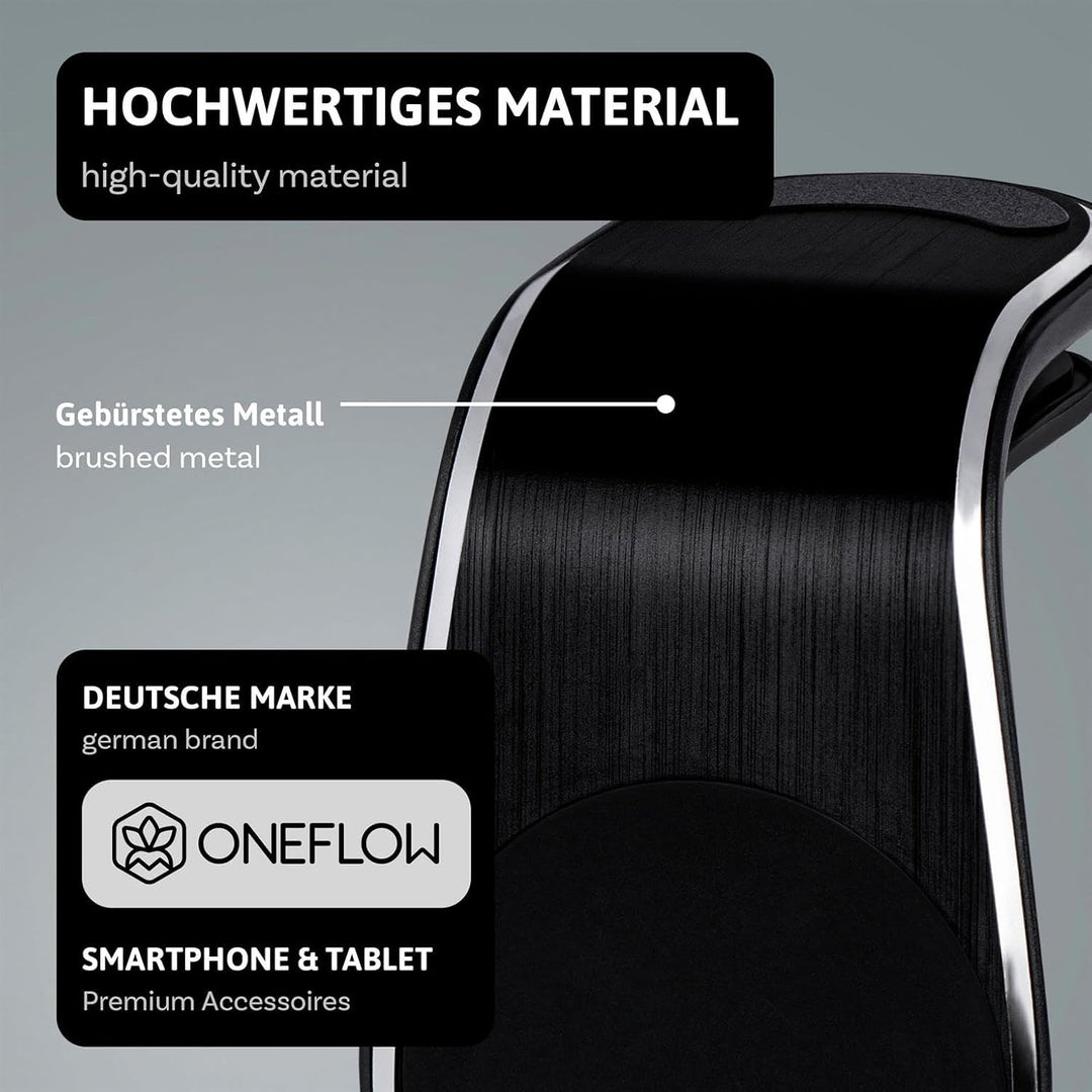 ONEFLOW Car Flex Grip für Samsung Galaxy, Apple iPhone, Huawei, Sony, usw. – Auto Handyhalter für da