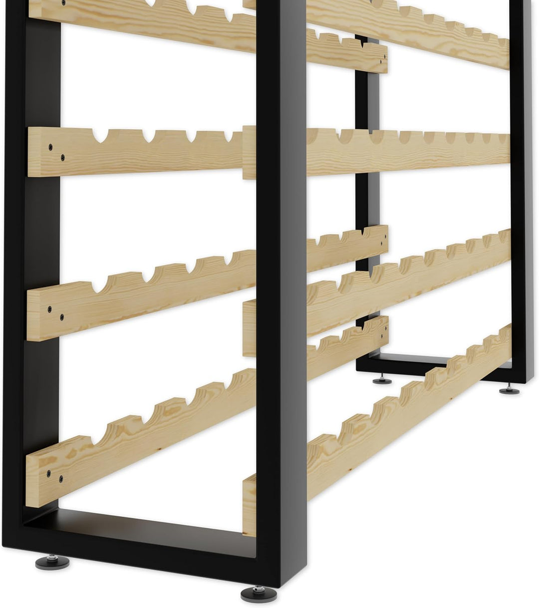 Lenmar Serie RW Weinregal aus Holz für Flaschen, LOFT, Flaschen, Wein, Flaschenregal, Kellerregal, R
