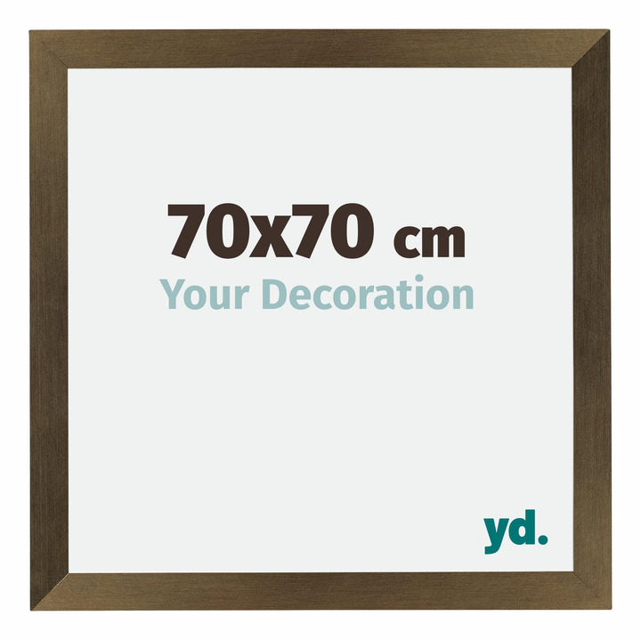 yd. Your Decoration - Bilderrahmen 70x70 cm - Bilderrahmen aus MDF mit Acrylglas - Antireflex - Ausg