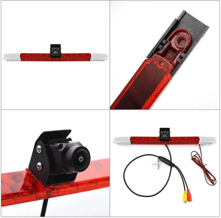 Drittes Bremsleuchte Kamera Bremslicht Einparkkamera Rückfahrkamera + 7 Zoll TFT LCD Bildschirm Auto