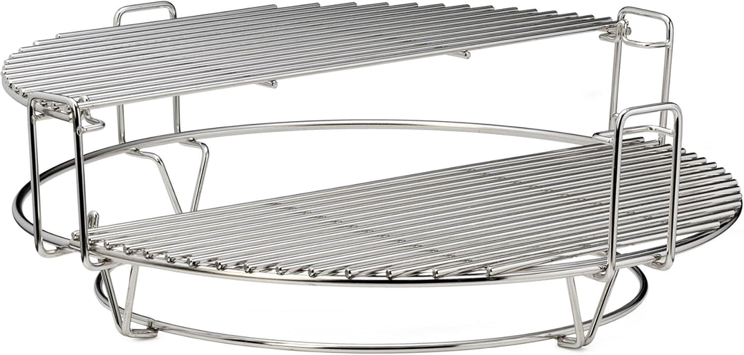 FLAME ROCK Grillrost System für Kamado 22 Flexibles Rost für Keramikgrills