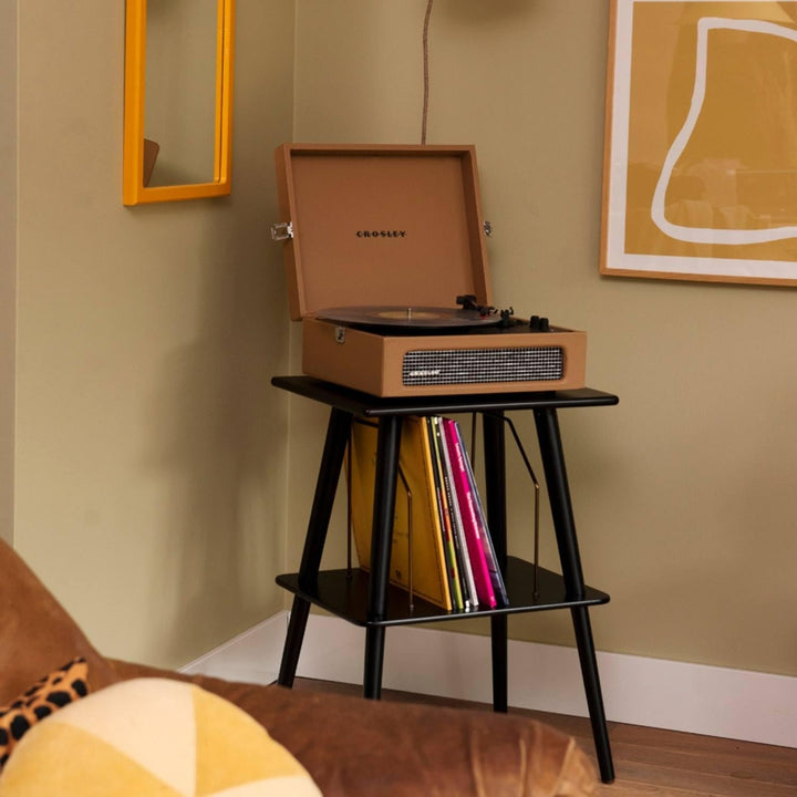 Crosley Manchester Schallplattenständer - Schallplatten Aufbewahrung - Passend für Alle Plattenspiel
