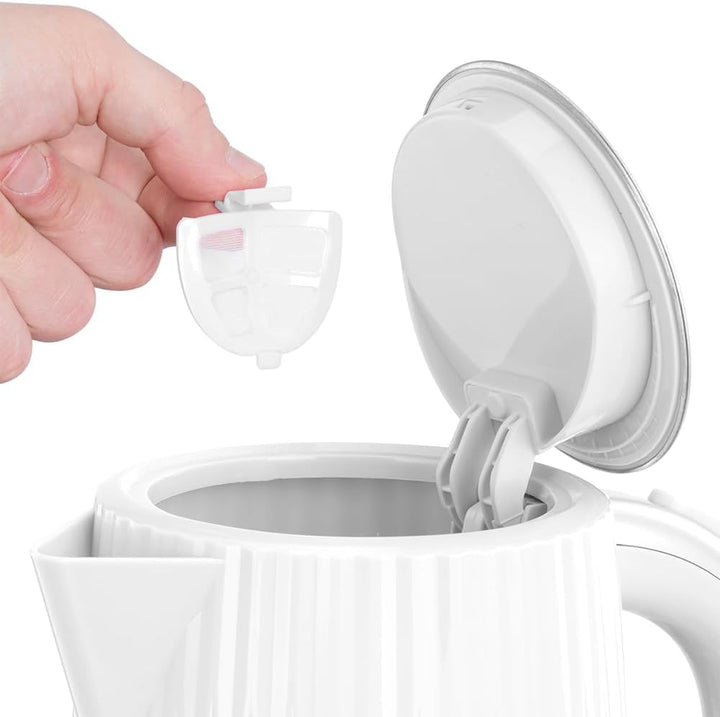 Russell Hobbs Wasserkocher (für heisses Wasser, Tee oder Kaffee, 1.7L, Deckelöffnung per Knopfdruck,