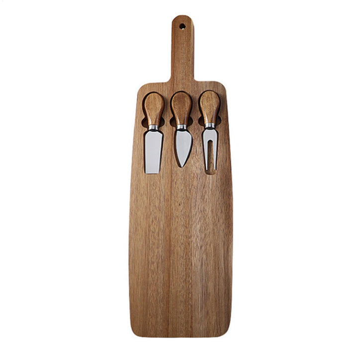 Käsebrett-Set | Mehrzweck Wurstbrett-Set aus Tragbares Käse-Servierbrett Wurstbrett-Set, mit Griff u