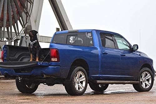 Bestia "Aztec'' Leder Brustgeschirr für grosse Hunde in Schwarz M- für einen Brustumfang von 50 cm b