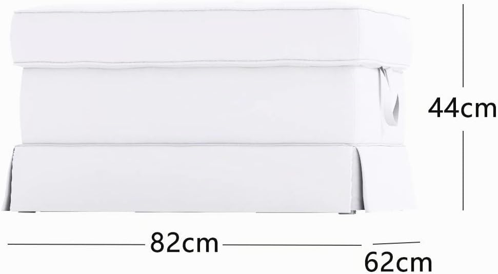 HomeTown Market Strapazierfähiger Sofabezug Ersatz kompatibel für IKEA Ektorp Ottomane Cover. Slipco