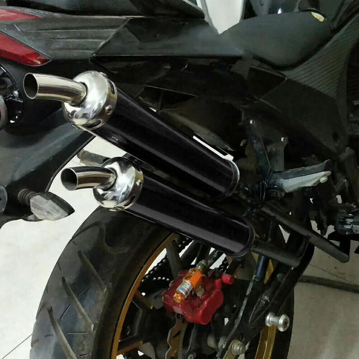 motorrad moped Auspuff Schalldämpfer Rohr für Motorräder, 2 takt Auspuff Schalldämpfer für notstroma