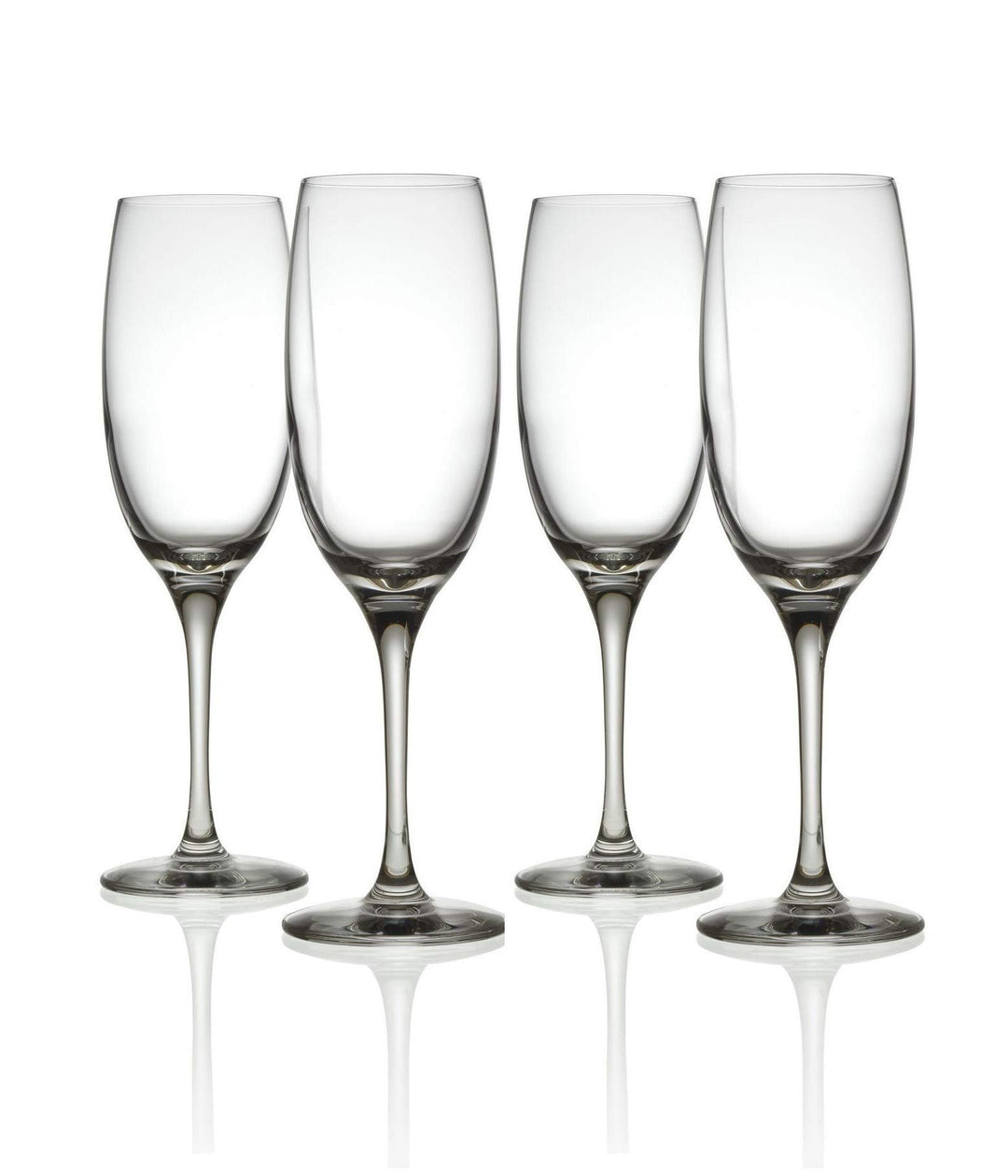 Alessi SG119/9S4 Mami XL Sektflöten-Set, kristallines Glas, Einheitsgrösse, transparent, 4 Stück