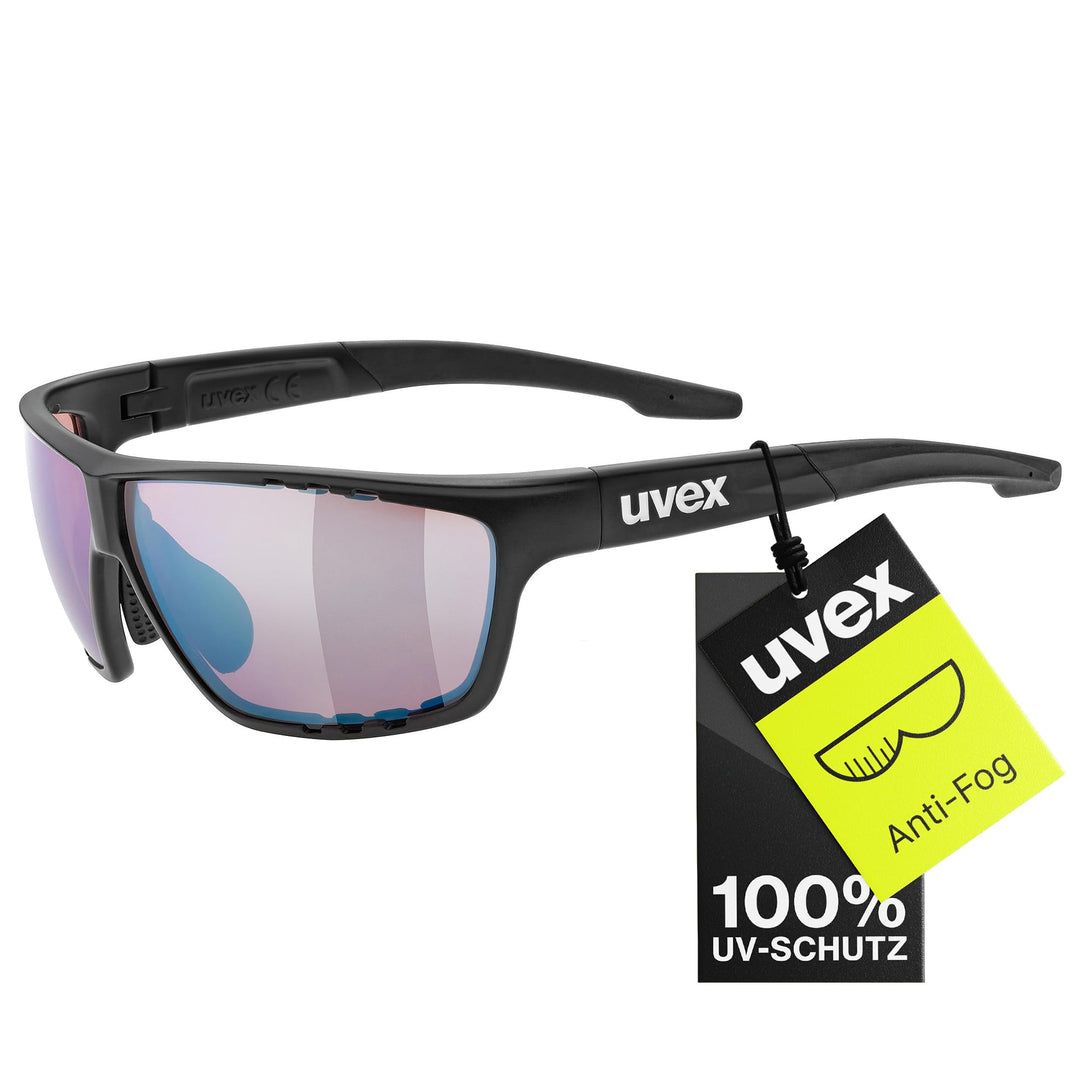 Uvex Unisex Sportstyle 706 Cv Sportbrille (1er Pack) Einheitsgrösse black mat/outdoor, Einheitsgröss