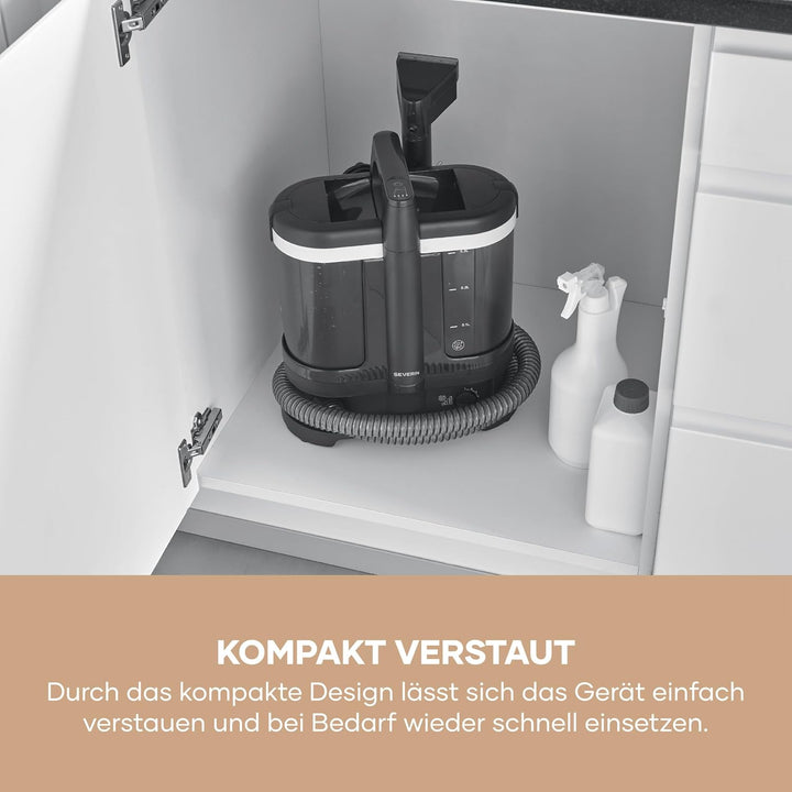 Severin Polsterreiniger, für Teppich, Polster, Autositze & Sofa, 2-Tank-Nasssauger, Waschsauger, Tep