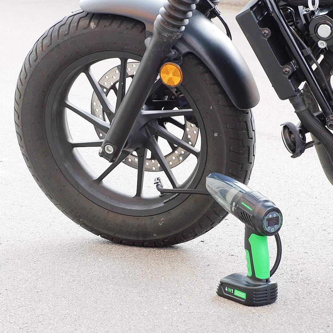 Hammersmith AirStorm - kabelloser Handstaubsauger & Luftkompressor - Auto Staubsauger mit Hepa Filte