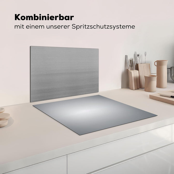 KitchenYeah© Herdabdeckplatte Einteilig Küche Ceranfeld Abdeckplatte | 59x52 cm - Cerankochfeld Abde