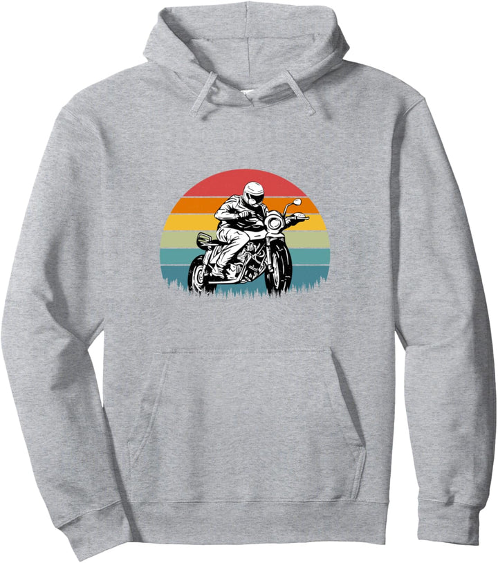 Retro Spruch Geschenk Motorrad-Fahrer Geschenk Spruch Männer Pullover Hoodie