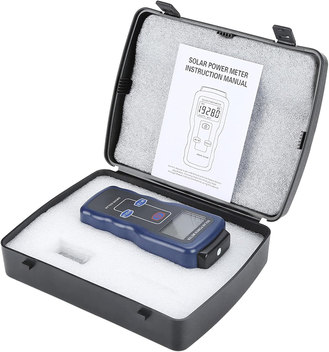 SM206 Digitales Solarstrom-Messgerät für Bestrahlungsstärke & Energieeinstrahlungsmessung, Präzision