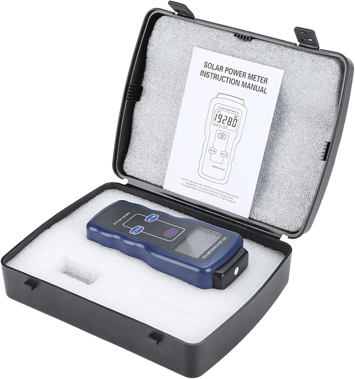 SM206 Digitales Solarstrom-Messgerät für Bestrahlungsstärke & Energieeinstrahlungsmessung, Präzision