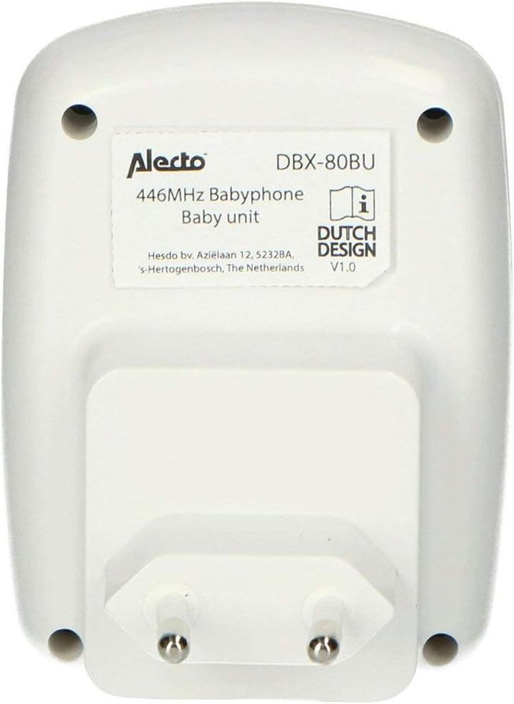 Alecto DBX-80BU - Zusätzliches Babyeinheit für DBX-80 - Weiss/Anthrazit
