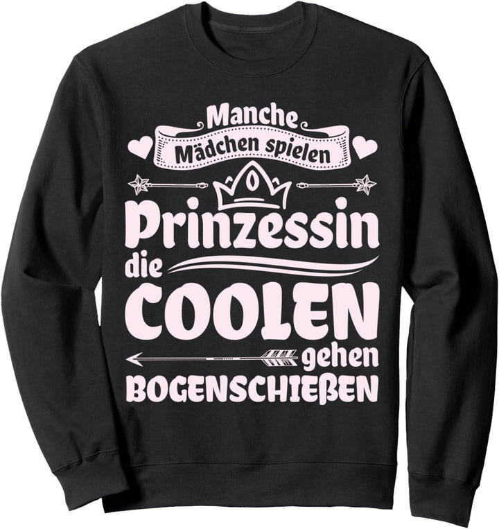 Bogenschütze Shirt Damen Bogenschiessen Geschenk Pfeil Bogen Sweatshirt
