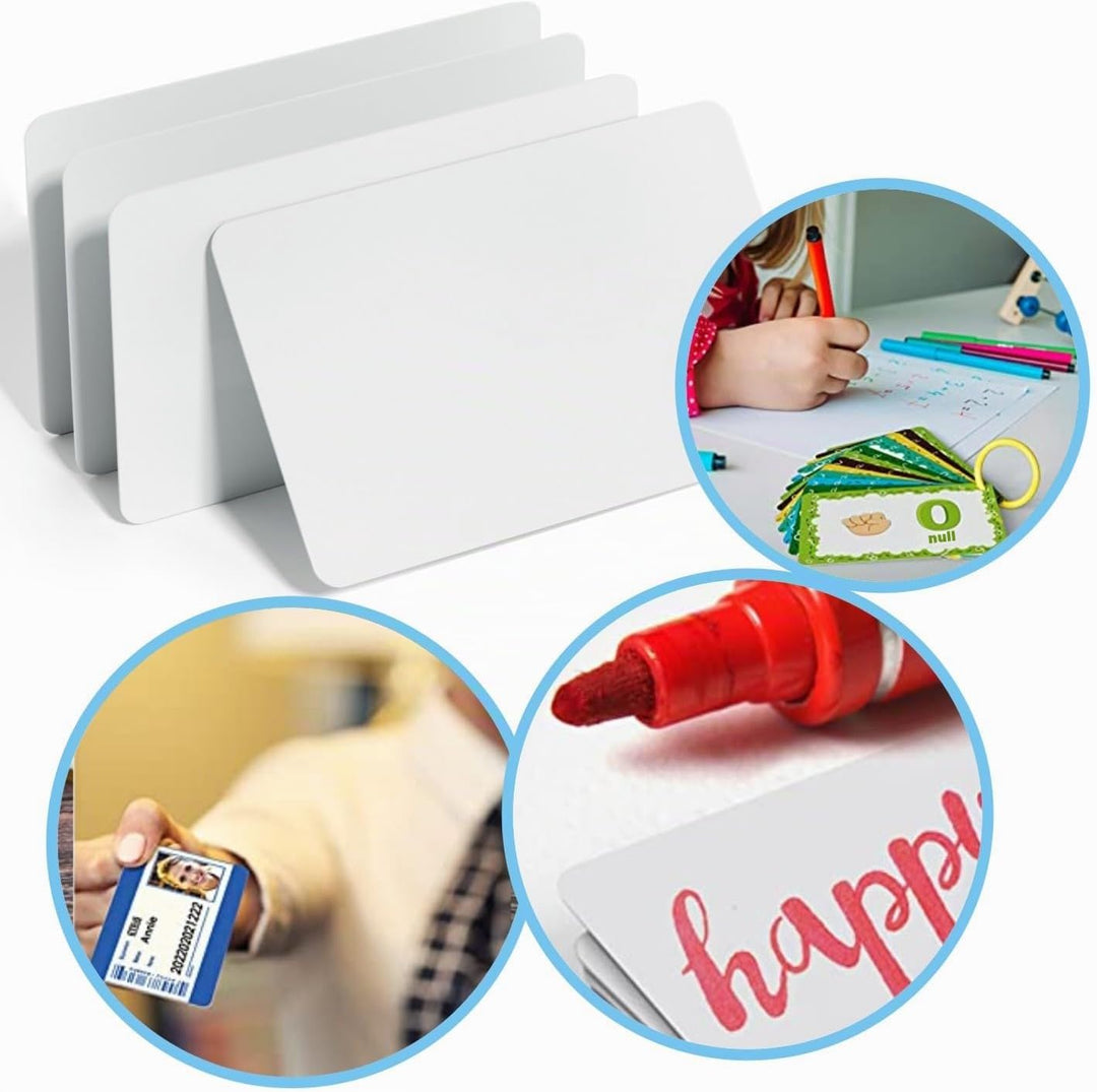 (100 Stück)Inkjet Printable PVC ID Cards Kompatibel Mit Epson und Canon Inkjet Drucker, CR80 30 MIL