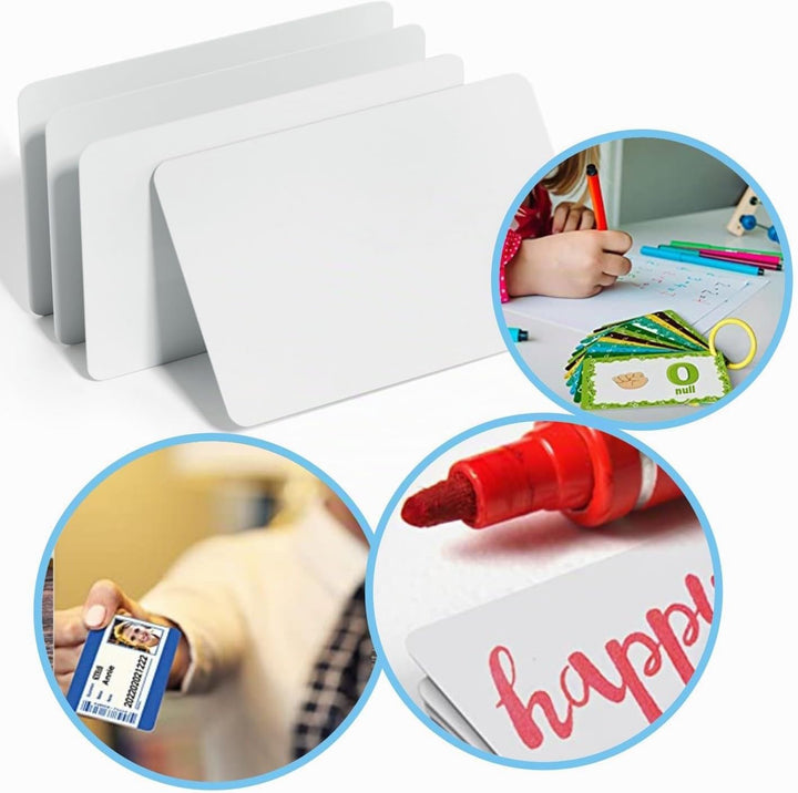 (100 Stück)Inkjet Printable PVC ID Cards Kompatibel Mit Epson und Canon Inkjet Drucker, CR80 30 MIL