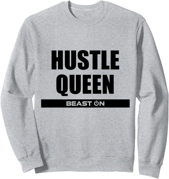 Hustle Queen Fitness Motivation Gym Bodybuilding Workout Sweatshirt