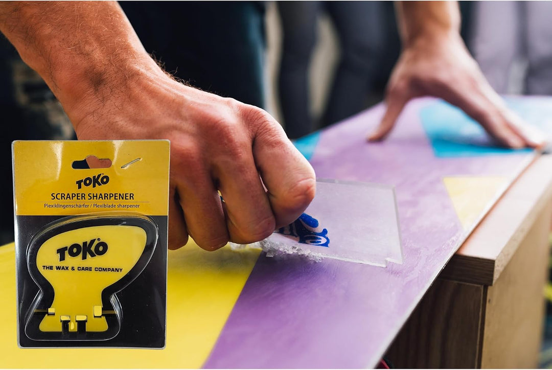 Toko Reparatur Tool Scraper Sharpener Gelb/Schwarz, Gelb/Schwarz