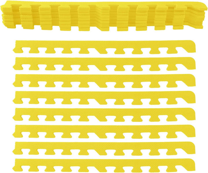 Sporttrend 24® 16 Schutzmatten + 32 Randstücke Set Farbwahl 60x60x1cm | 5,76qm | Bodenschutzmatte Un