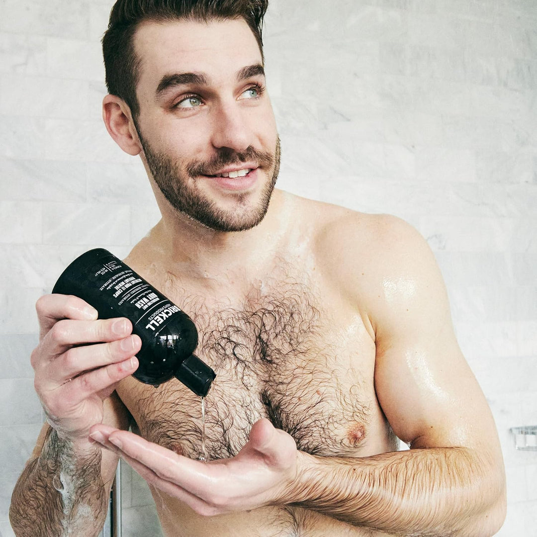 Brickell Men's Invigorating Mint Body Wash - Natürliches & organisches Minz-Duschgel mit Aloe, Glyce