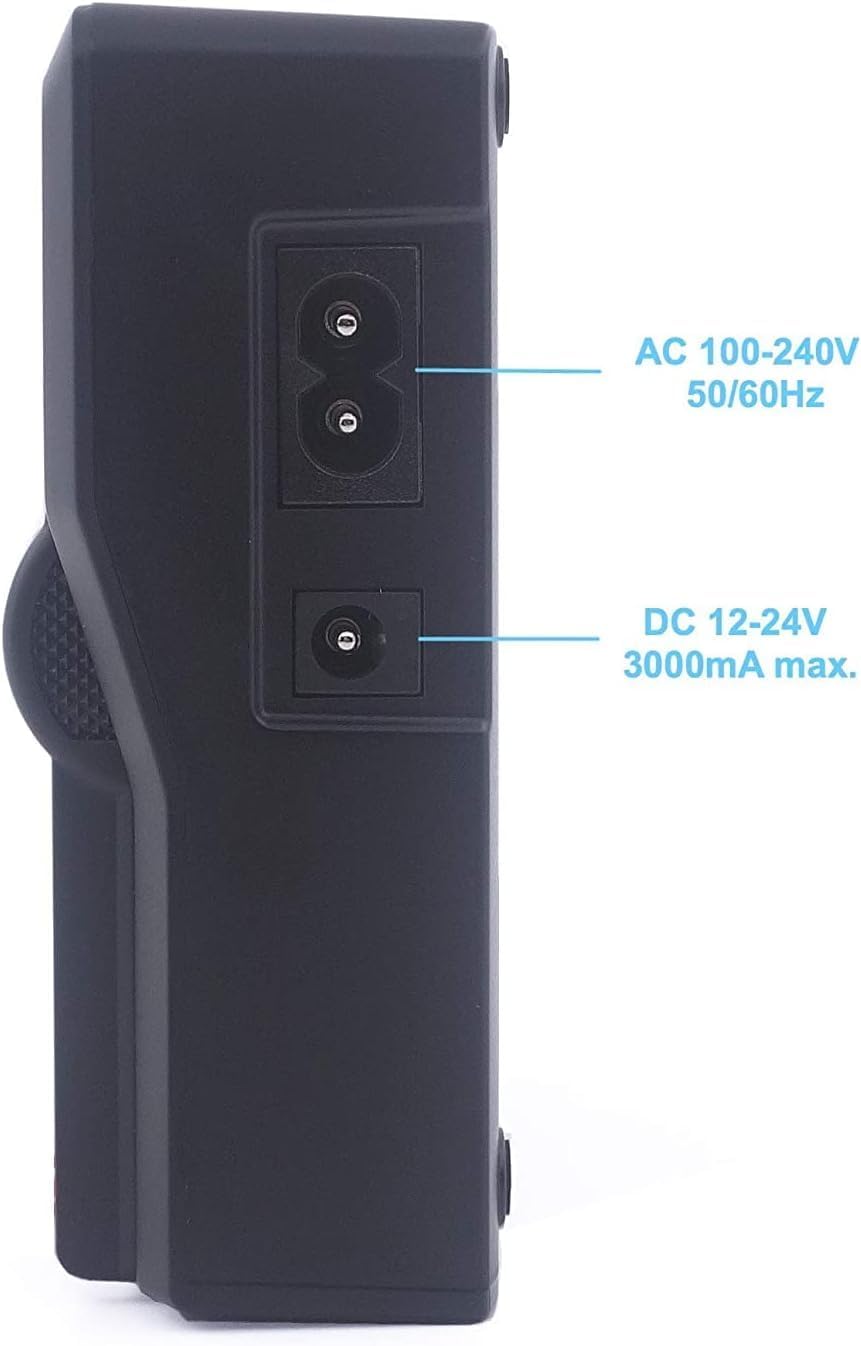 Baxxtar Pro - LCD DUAL Ladegerät - kompatibel mit Akku Sony BP-U30 BP-U35 BP-U60 BP-U65 BP-U70 BP-U9