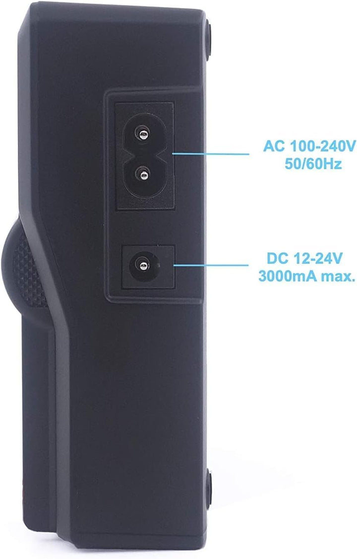 Baxxtar Pro - LCD DUAL Ladegerät - kompatibel mit Akku Sony BP-U30 BP-U35 BP-U60 BP-U65 BP-U70 BP-U9