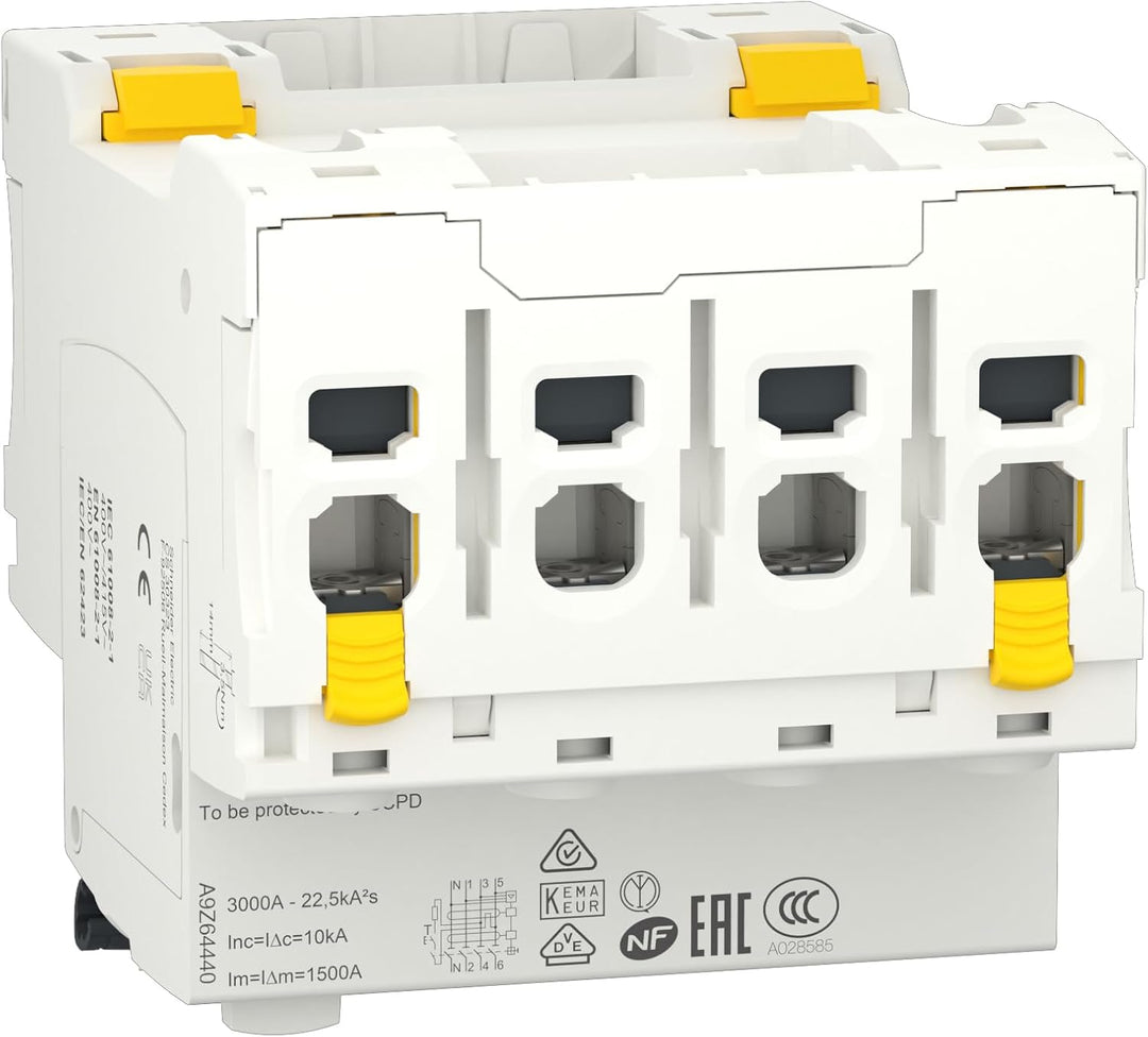 Schneider Electric Fehlerstromschutzschalter IID 4P 40A 300MA TYP B-SI, A9Z64440
