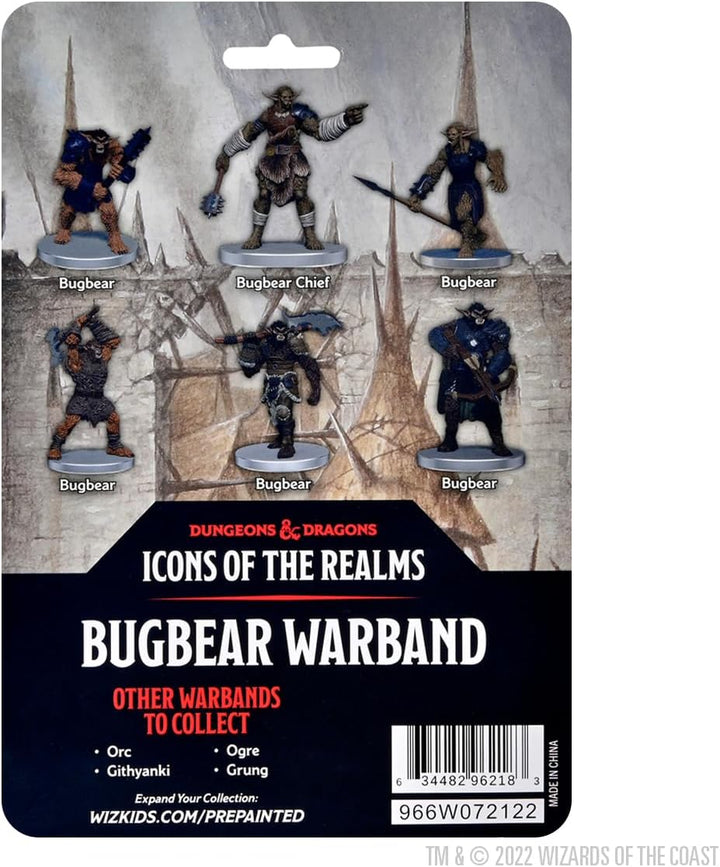 Wizkids Games WizKids D&D Icons of The Realms: Bugbear Warband
