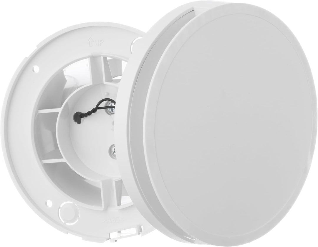 Steinberg14 Weiss Ø 100mm Deckenventilator, Abluftventilator Badlüfter Fan, Rund Ventilator zur Belü