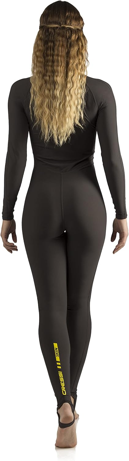 Cressi Skin 1mm (Black-Yellow) [M], Black/Yellow, Medium