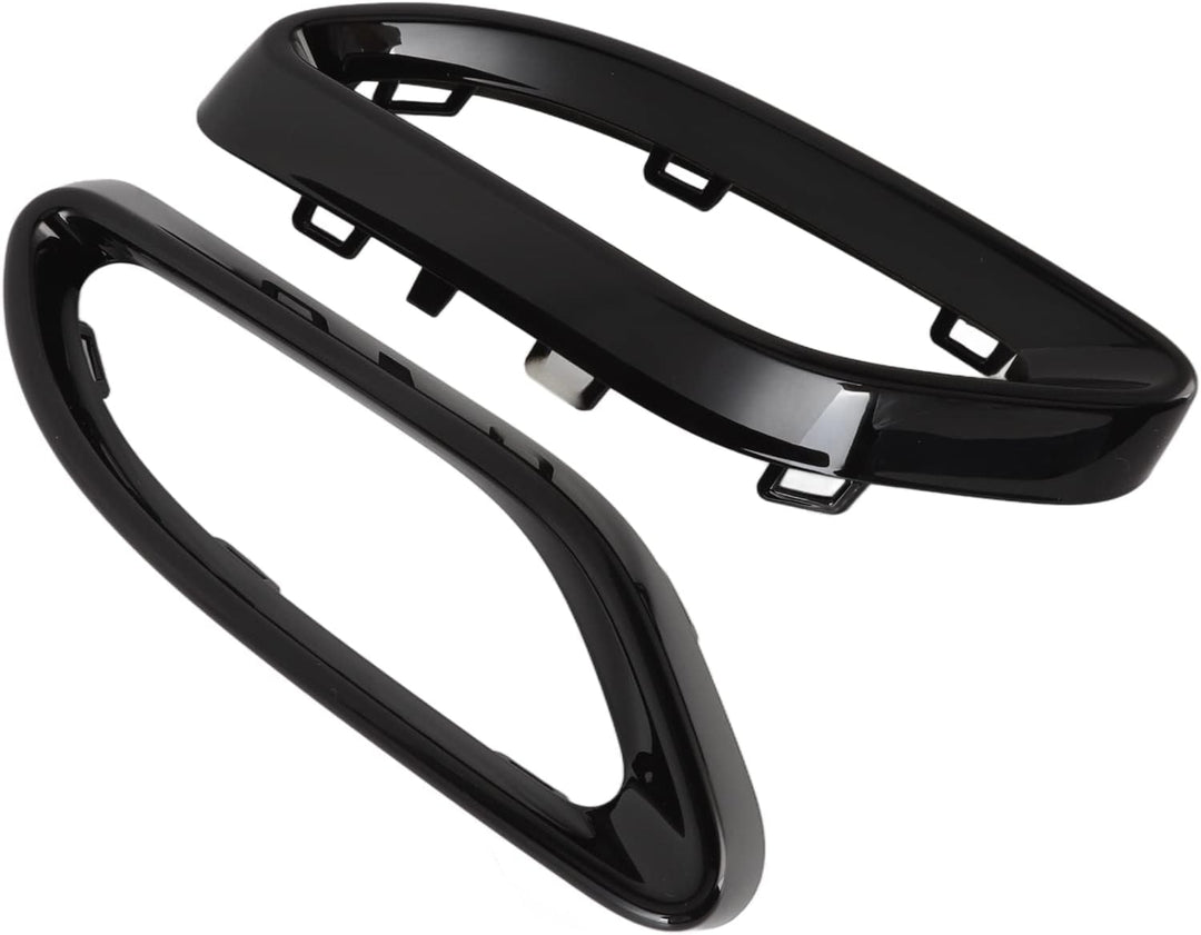 Hintere Auspuffrohrabdeckung, Schwarz Glänzende Auspuffblenden, Ersatz für Mercedes-Benz A B C E GLC