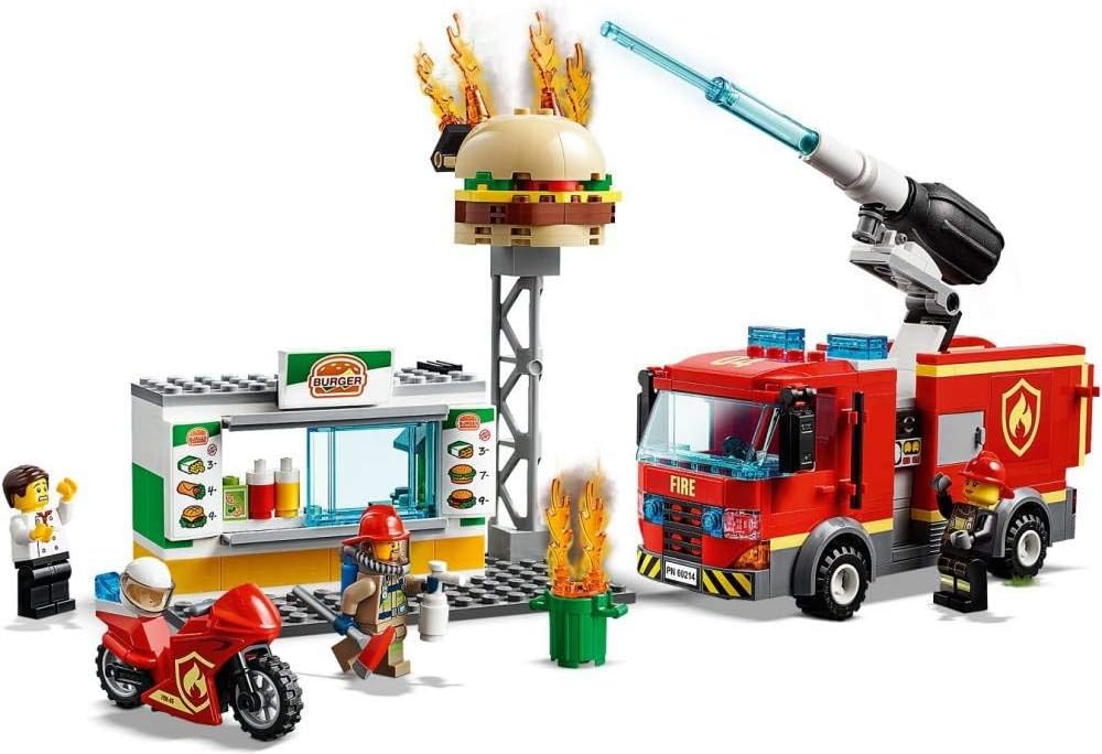 LEGO City Feuerwehreinsatz im Burger-Restaurant 60214 (327 Teile) - 2019