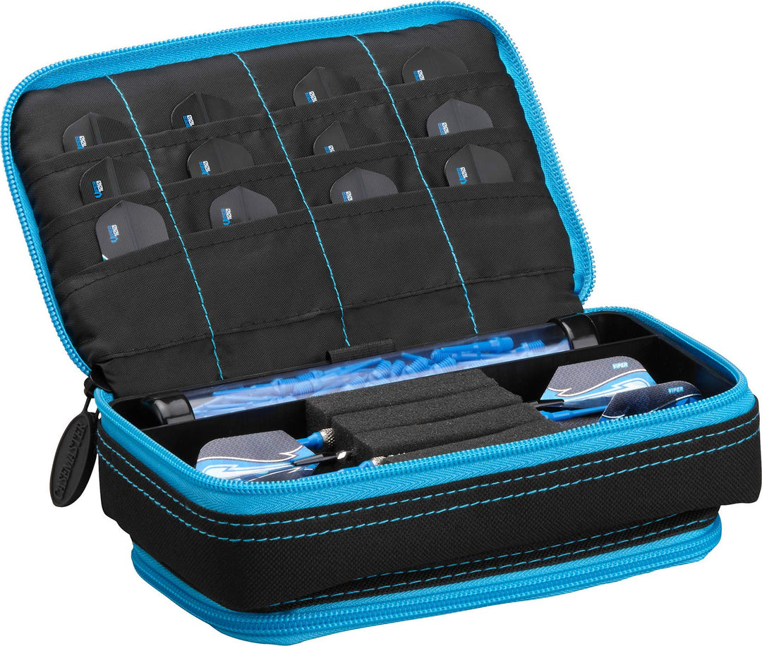 Casemaster Plazma Plus, 3 Dart-Etui für weiche Dartpfeile und Stahlspitzen, grosse vordere Handytasc