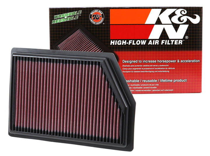 K&N 33-5009 Motorluftfilter: Hochleistung, Prämie, Abwaschbar, Ersatzfilter,Erhöhte Leistung, 2014-2