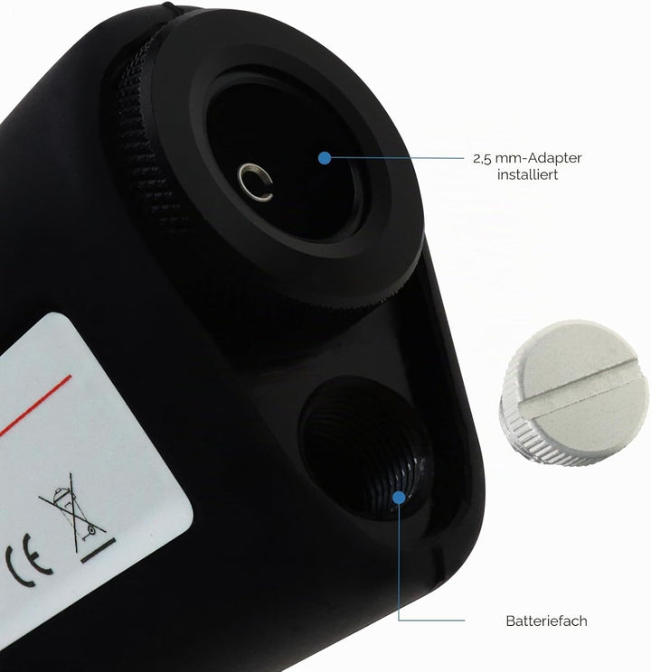 400X Lichtoptischer Hand-Mikroskopprüfer für Koaxialkabel einschliesslich 2,5 mm und 1,25 mm Adapter