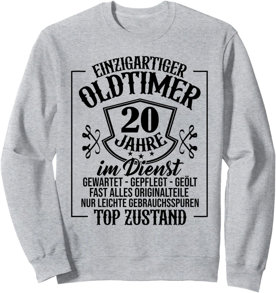 Firmenjubiläum 20 Jahre Firma 20 jähriges Dienst-Jubiläum Sweatshirt