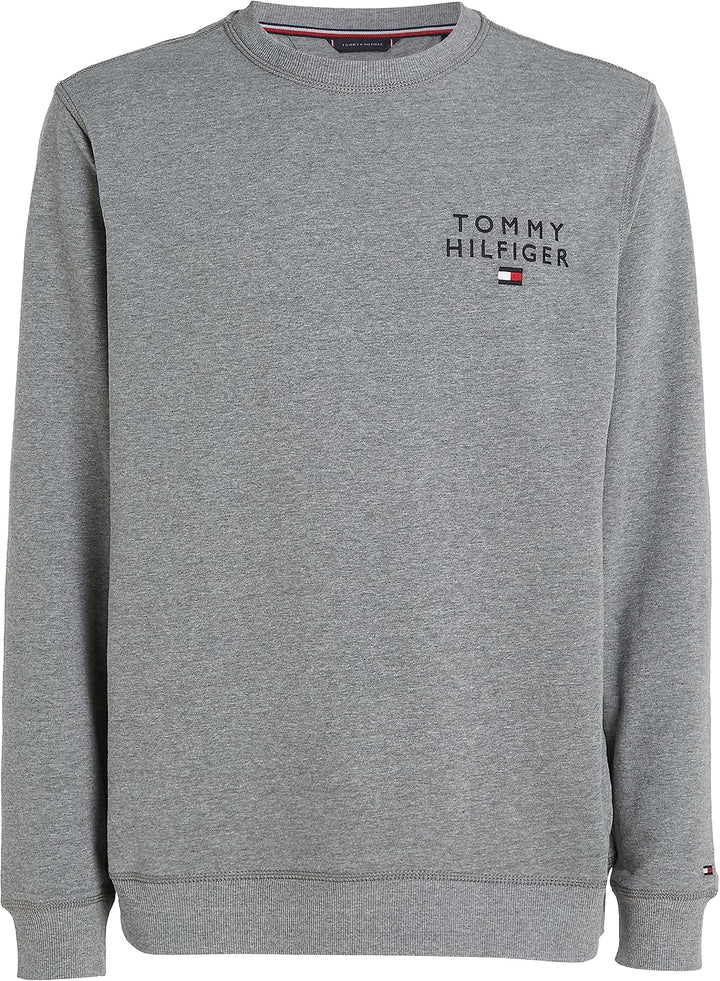 Tommy Hilfiger Herren Track Top HWK Um0um02878 Schwere Strickwaren (1er Pack) M Grau (Medium Grey He