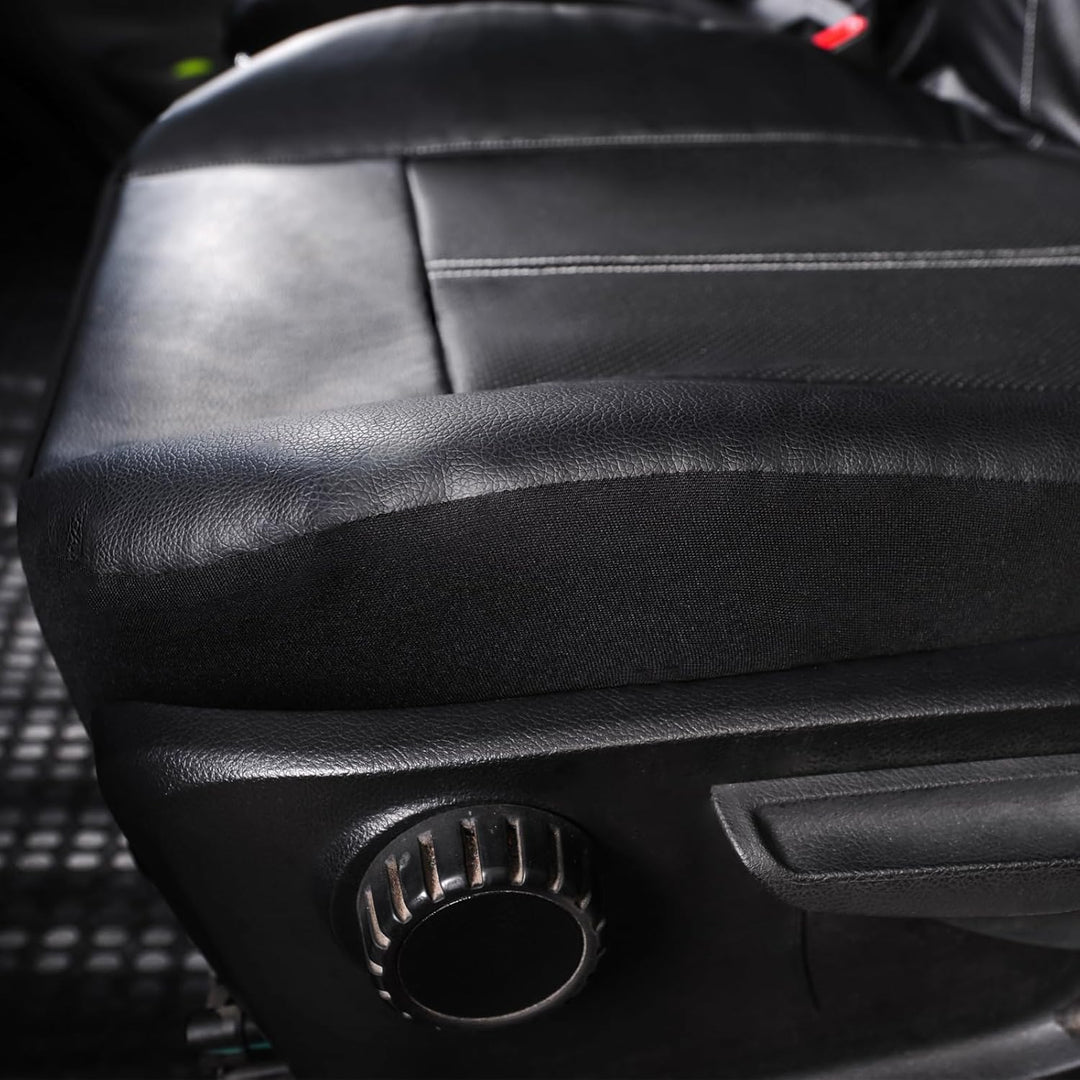 TOYOUN Universal Auto-Sitzbezüge für Transporter LKW Vorn Autositzbezüge Kunstleder Sitzbezug Fahrer
