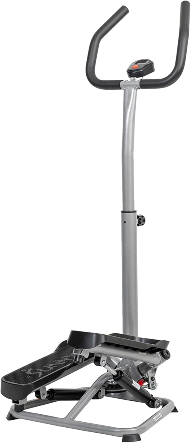 Sunny Health &amp; Fitness Twist Stepper für zuhause, Low-Impact Übung Stepper für Ganzkörpertraining, O