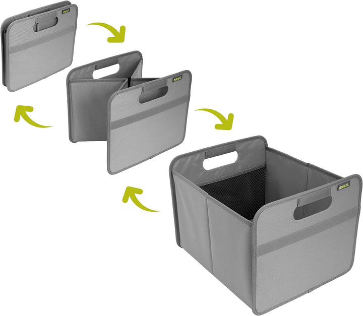 meori Aufbewahrungsbox faltbar Traglast 30 kg - 37cm 32cm 27.5cm Grösse M - Granite Grau Granit Grau