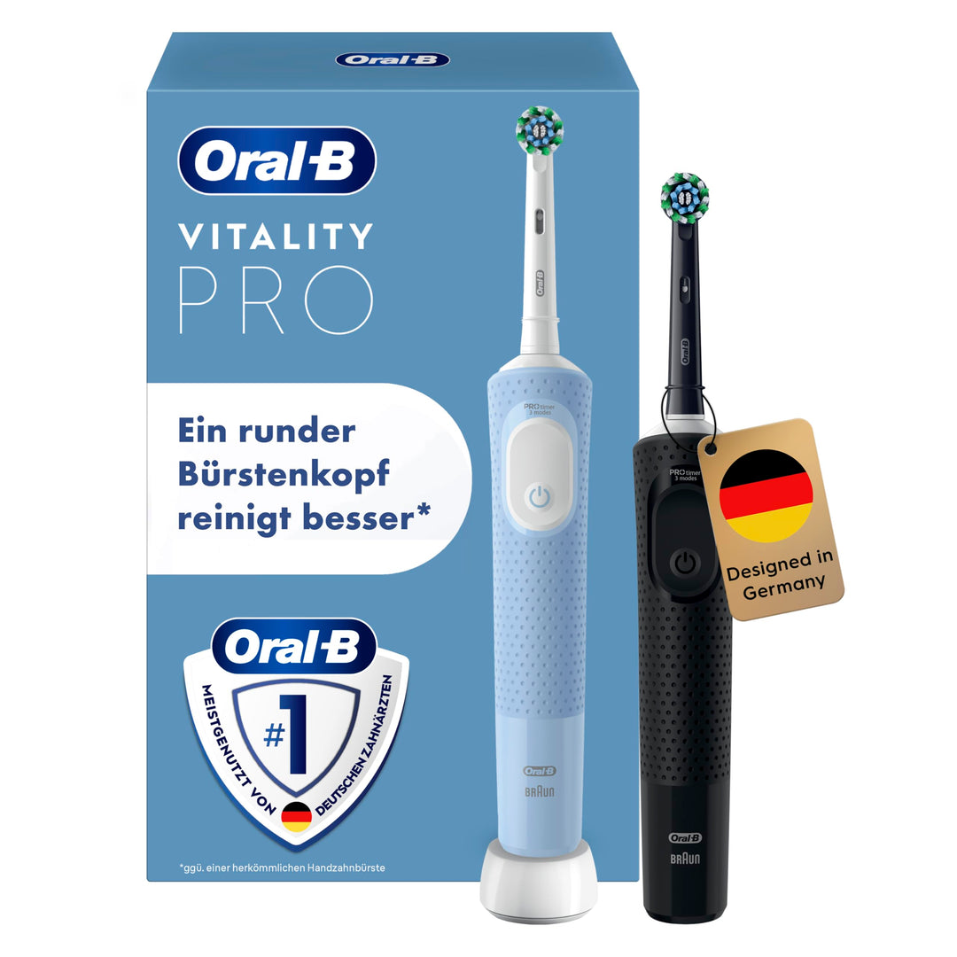 Oral-B Vitality Pro D103 Duo Black/Blue Blac/Blue, Blac/Blue