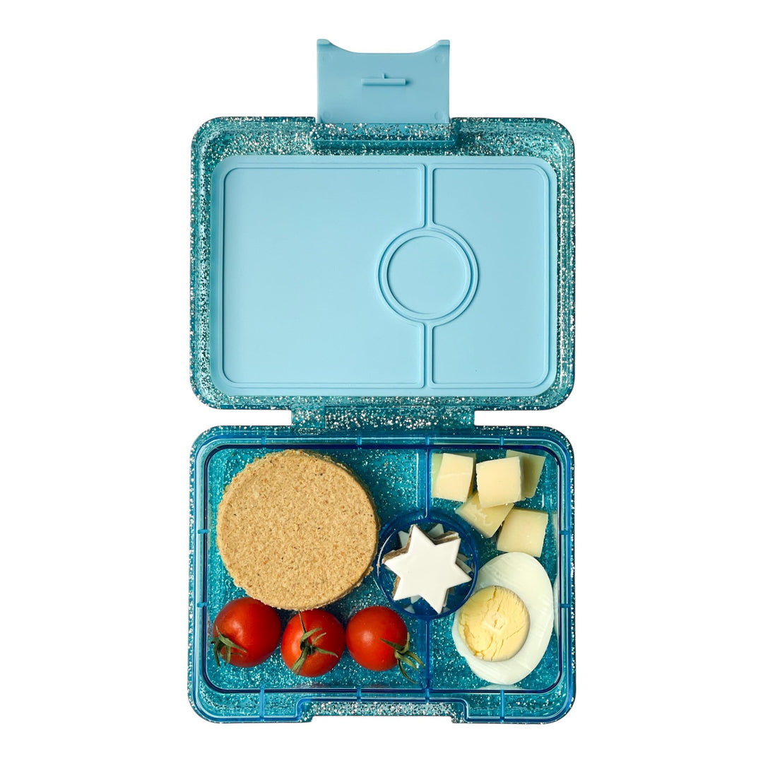 Yumbox Snackbox - Auslaufsicher, BPA-frei, 3-Fach Snackbehälter für Kinder &amp; Erwachsene - Tragbar, L