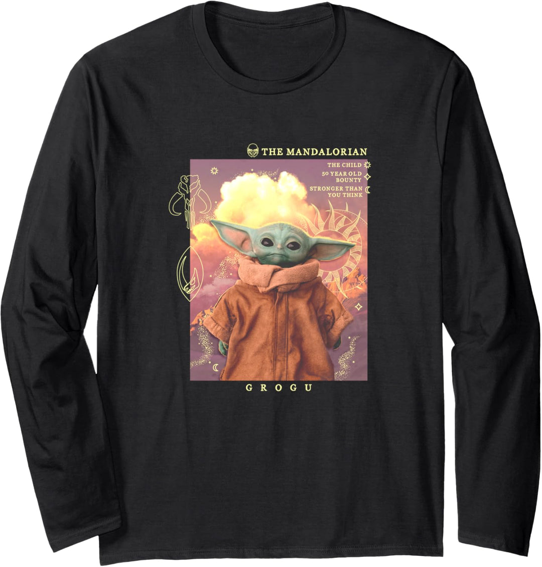 Star Wars: The Mandalorian Grogu Celestial Photo Langarmshirt